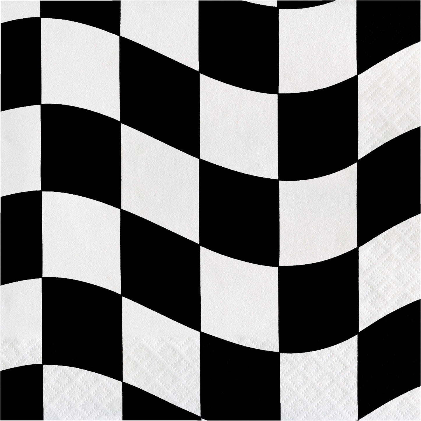 Black & White Check Lunch Napkins 16ct