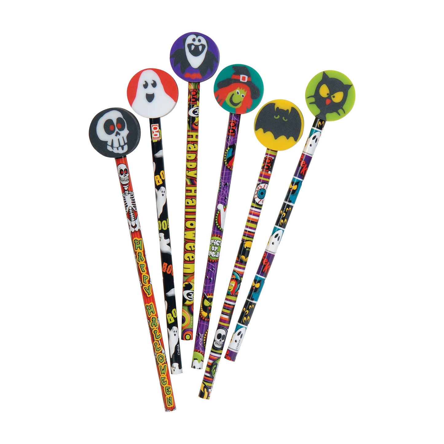 Boo Buddies Pencil w/ Giant Eraser - 1 Assorted