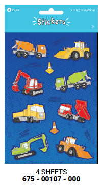 Stickers - Trucks 4 Sheets