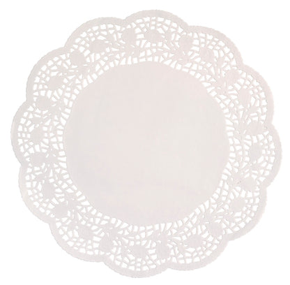 White 8.25in Doilies 28ct