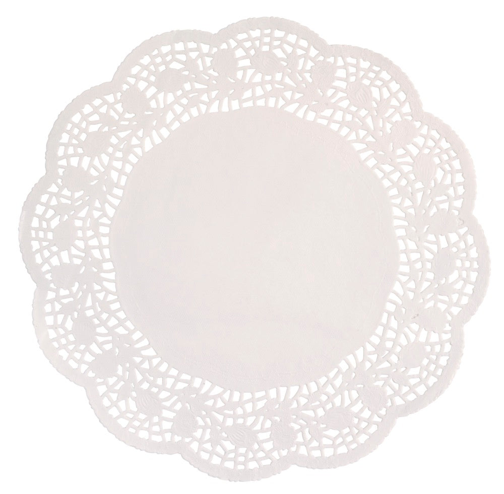 White 10.5 Doilies 16ct
