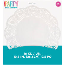 White 10.5 Doilies 16ct