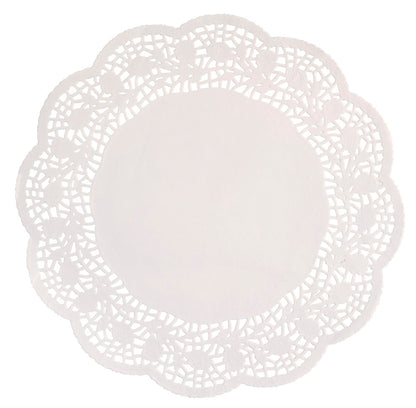 White 12in Doilies 12ct