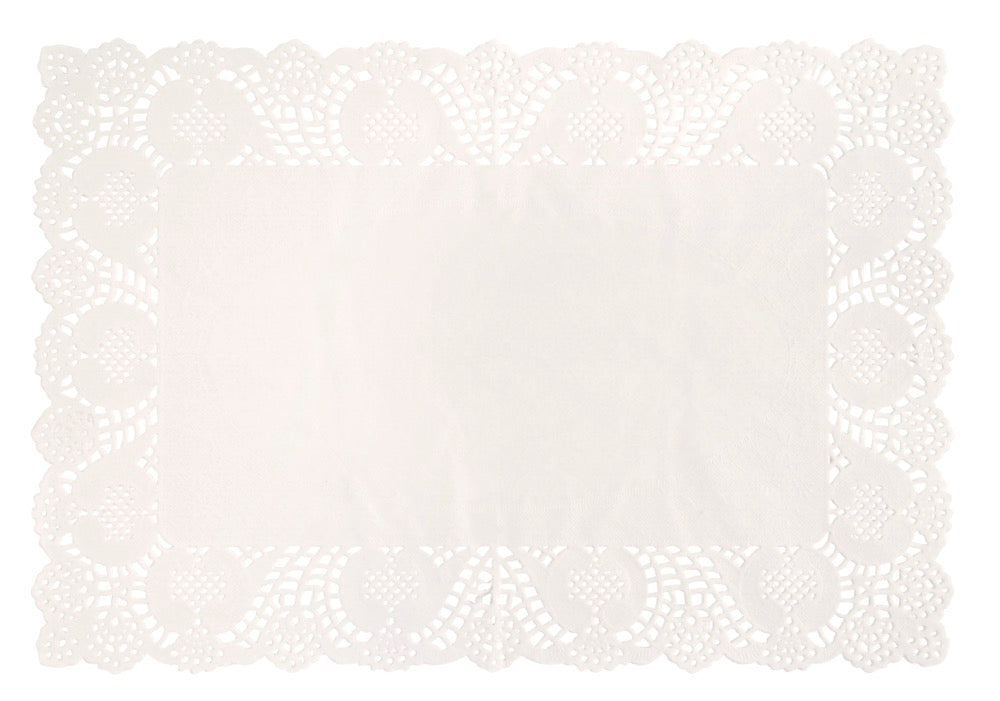 White Placemat Doilies 8ct