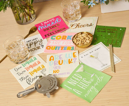 'A Tini Bit Older' Cocktail Napkins/26pk