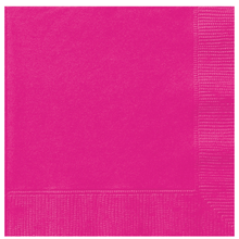 Neon Pink Dinner Napkins 40ct