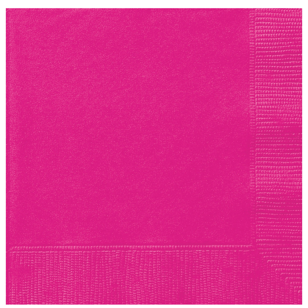 Neon Pink Dinner Napkins 40ct