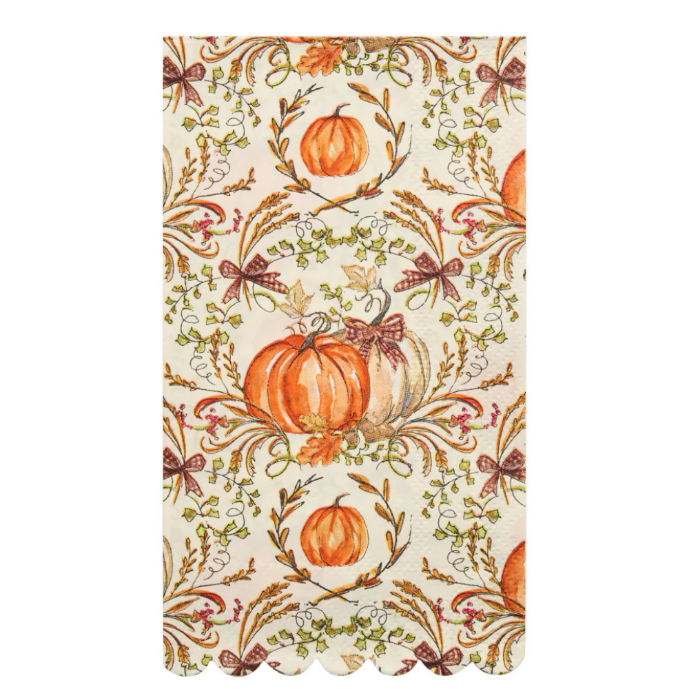 Turkey & Gourds Guest Towels 20ct