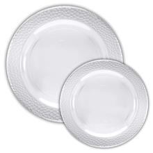 Premium Plastic Pebble Clear Plates 10ct