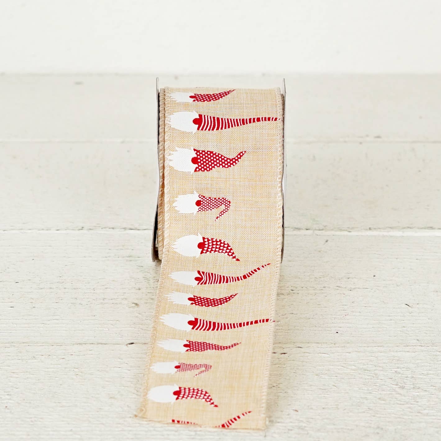 Wired Ribbon-Holiday Gnome Family