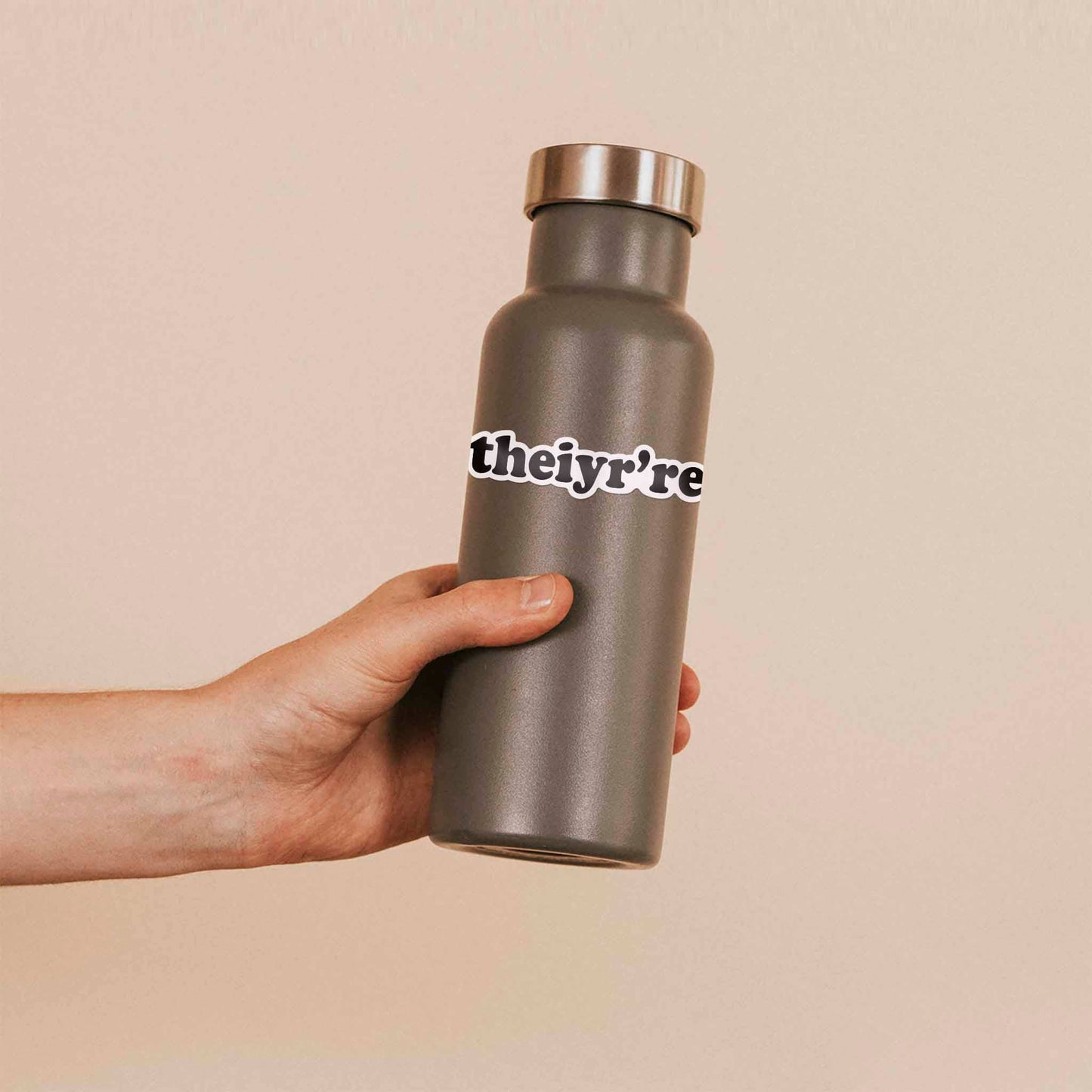 Theiyr're Sticker - Funny Misspelling Decal for Water Bottle