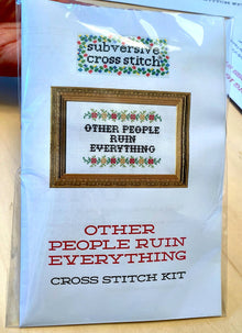 Season's Greetings, Motherf*ckers Cross Stitch