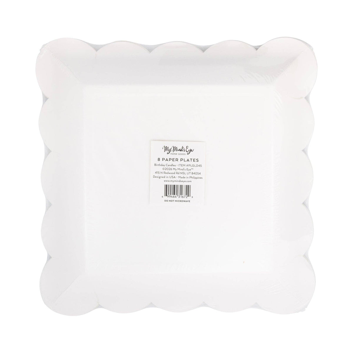 Happy Birthday Candles 9" Plate