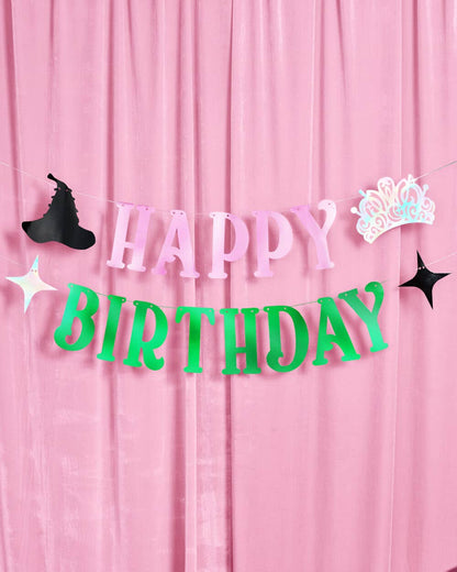 Happy Birthday Witch Banner