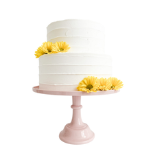 Light Pink Melamine Pedestal Cake Stand