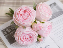 6-stem bundle-Real Touch rose bouquet