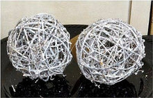 4in Sparkle Twig Ball 2ct