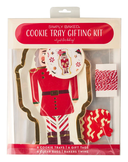 Cookie Tray Gifting Kit Nutcracker/6pkg