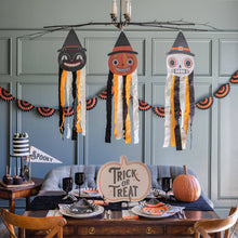 Trick or Treat Shaped Bamboo 17in Tray
