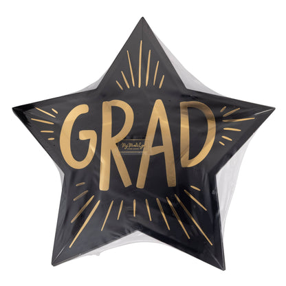 Grad Star Shaped Plates 8ct