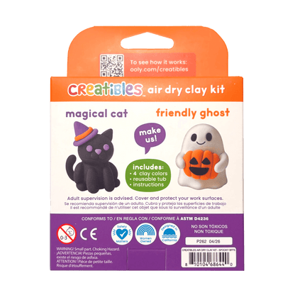 Creatibles Air Dry Clay Kit - Spooky BFFs