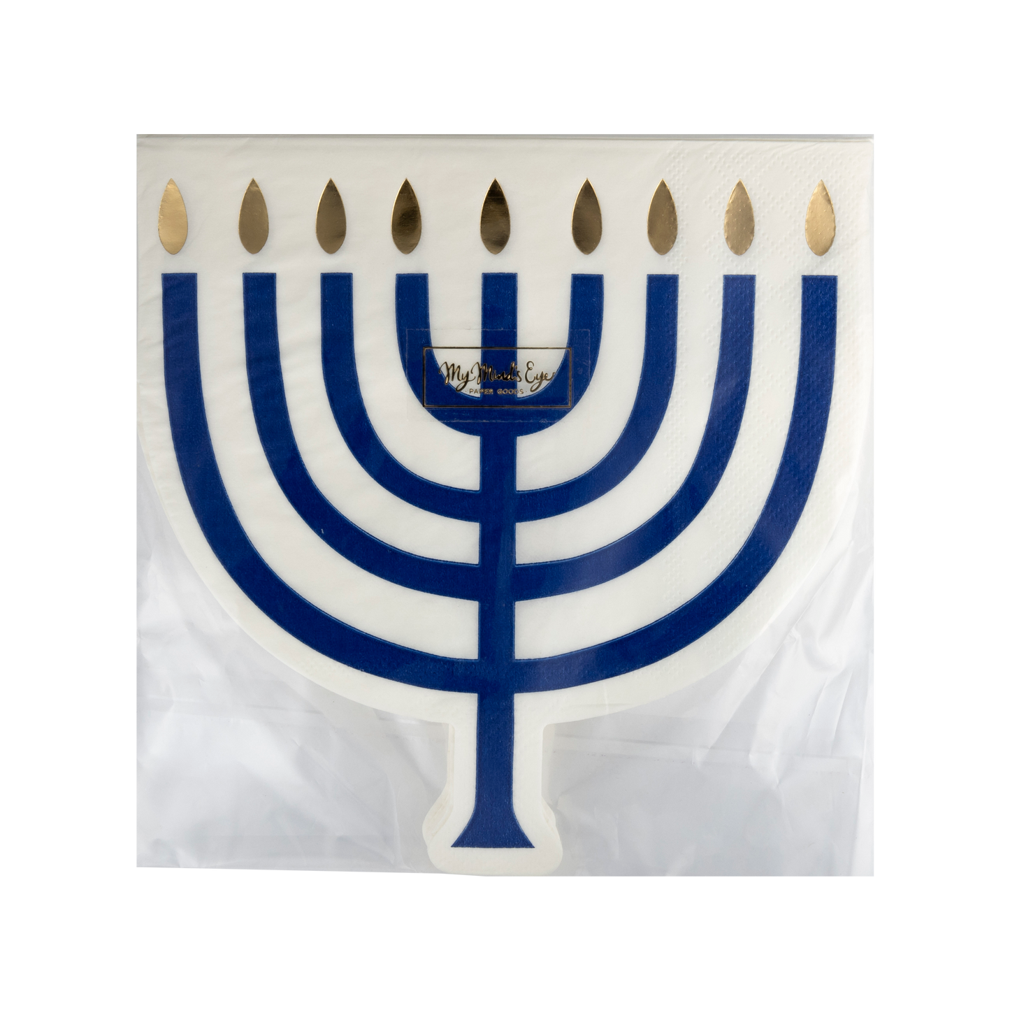 Menorah Shaped Luncheon Napkins 18ct