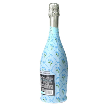 Beau Bottle Blue Bows and Blossoms - Prosecco Collection