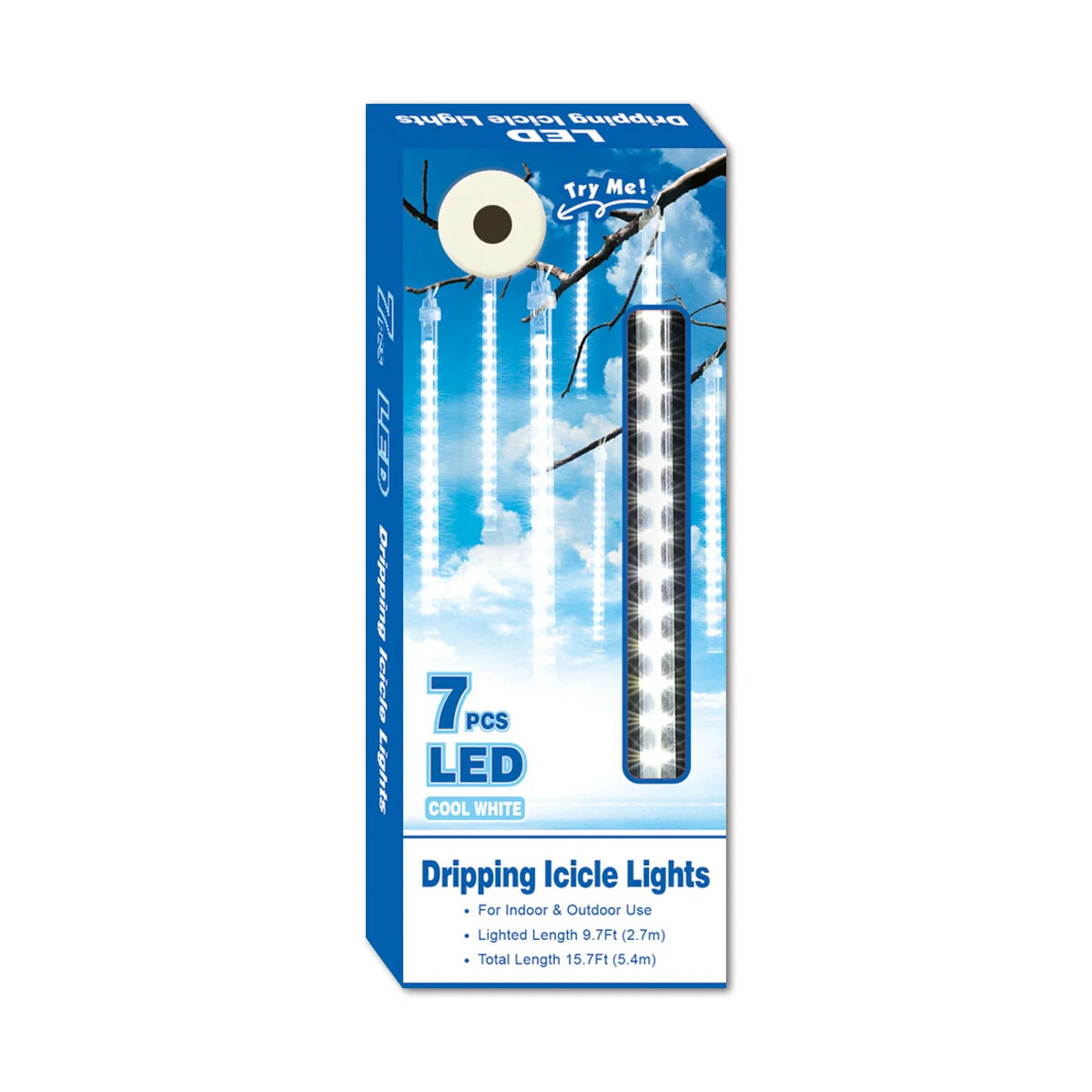 Dripping Icicle LED Lights 7ct