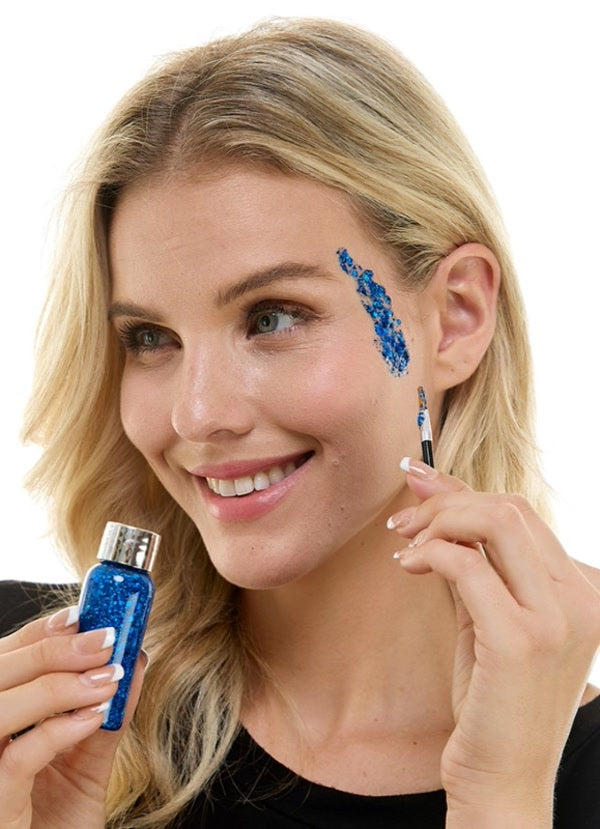 Blue Glitter Makeup Kit