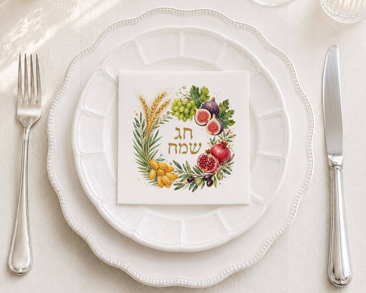 Minim Wreath Cocktail Napkin