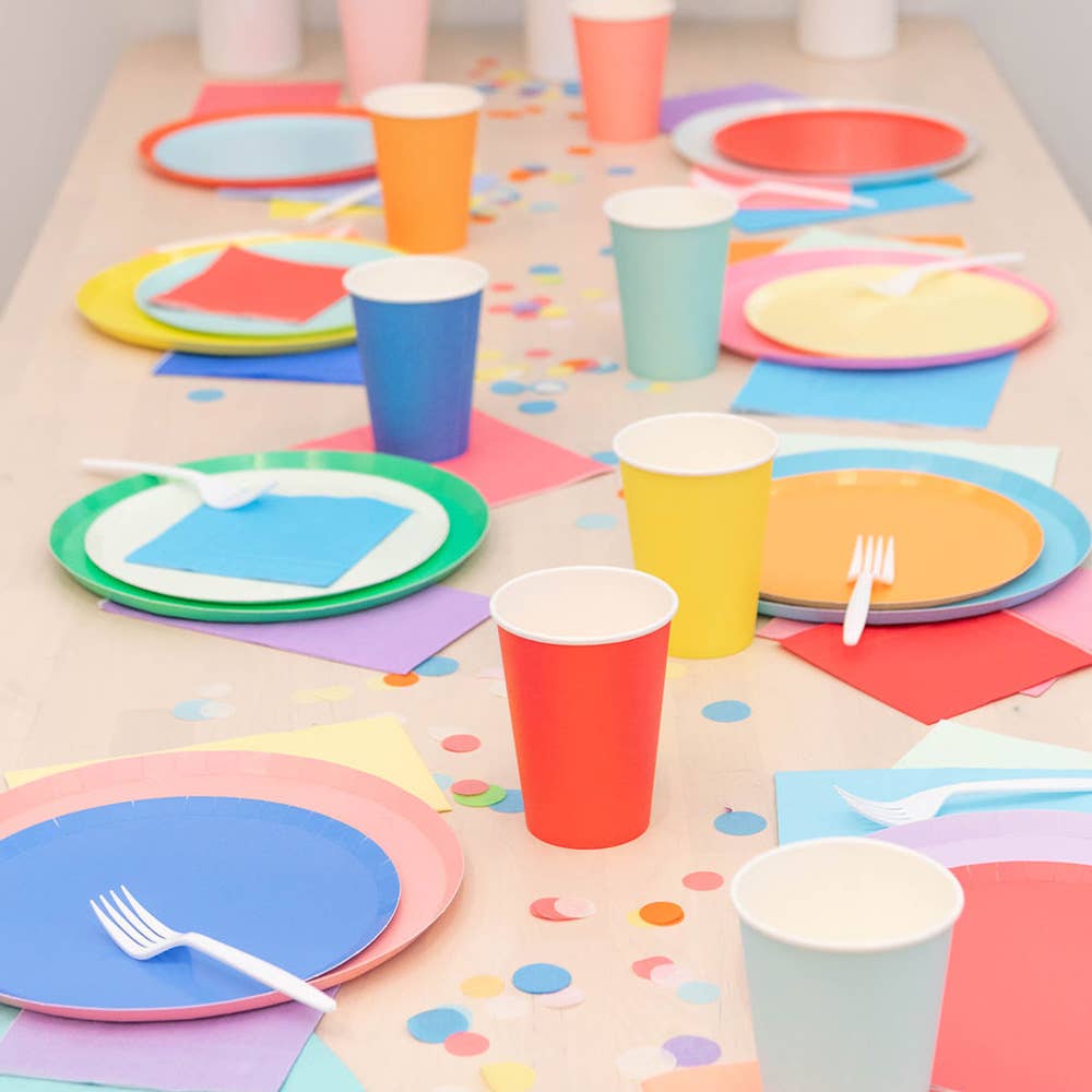 Shades Dessert Plates - 8 Pk. - 23 Color Options