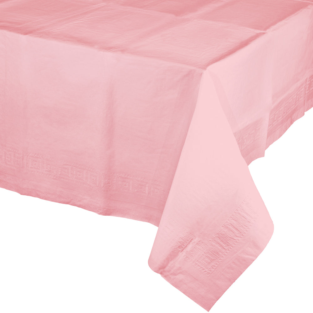 Rectangle Paper Table Cover - Classic Pink 54"x108"
