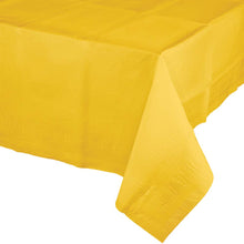 School Bus Yellow Paper Table Cover 54"x 108"