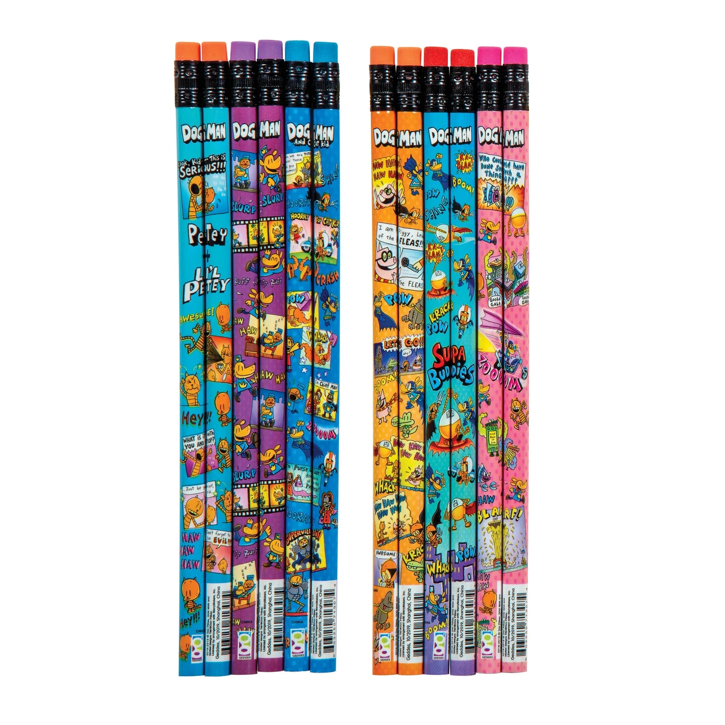 Dog Man Pencil - 1 Assorted