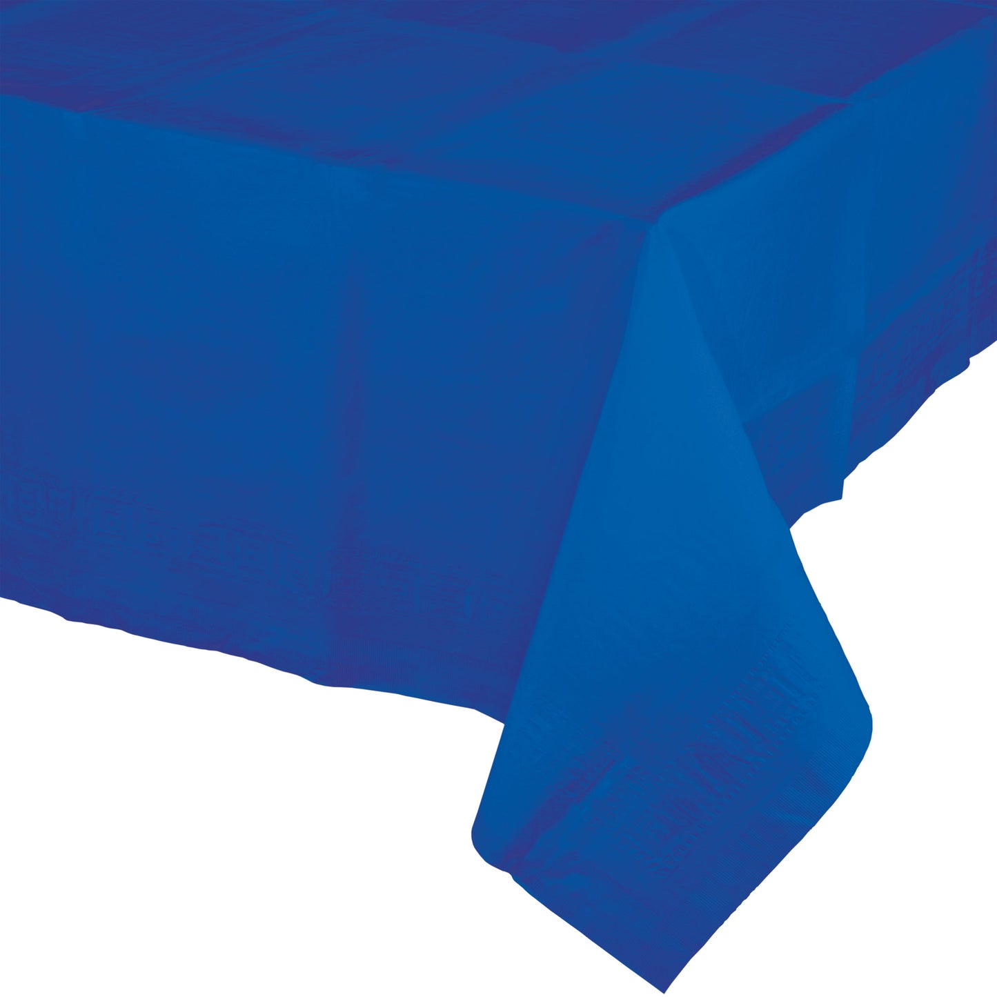 Rectangle Paper Table Cover - Cobalt Blue 54"x108"