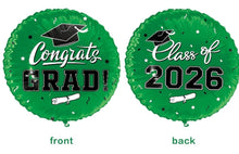 S02 Green Grad 2026 18in Balloon