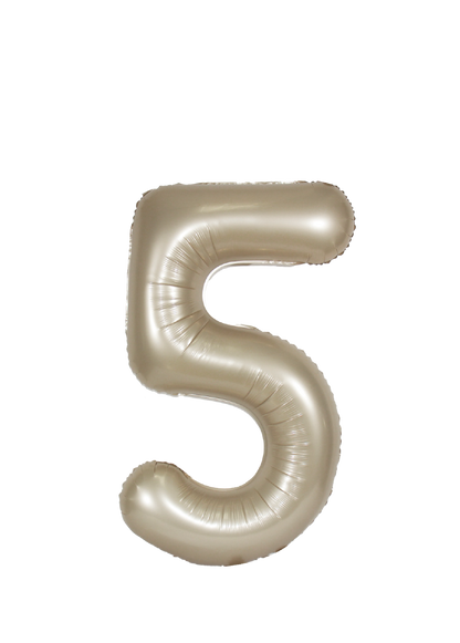 34in Number Balloons: Champagne