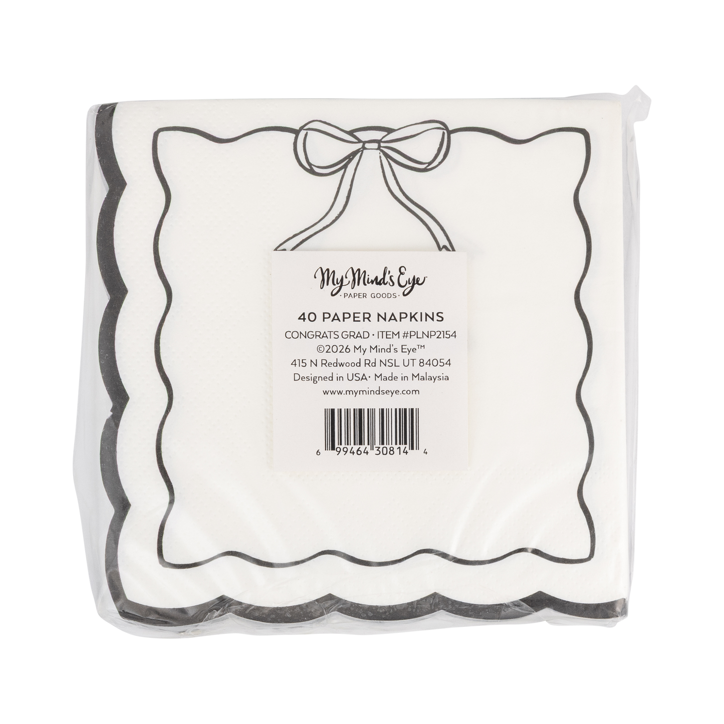Bow Congrats Cocktail Napkin Set (24ct)