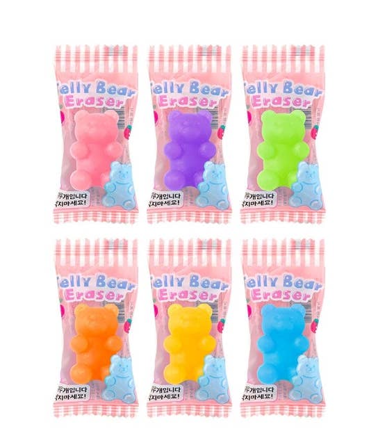 Jelly Bear Eraser – Candy Style Gummy Bear Eraser BOX