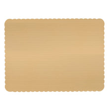 Gold Laminated Scalloped Cake Board