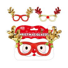 Christmas Reindeer Glasses - 1 Assorted Color