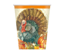Traditional Thanksgiving 9oz Paper Cups 8ct