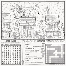 Santa Christmas Coloring Placemats 8ct