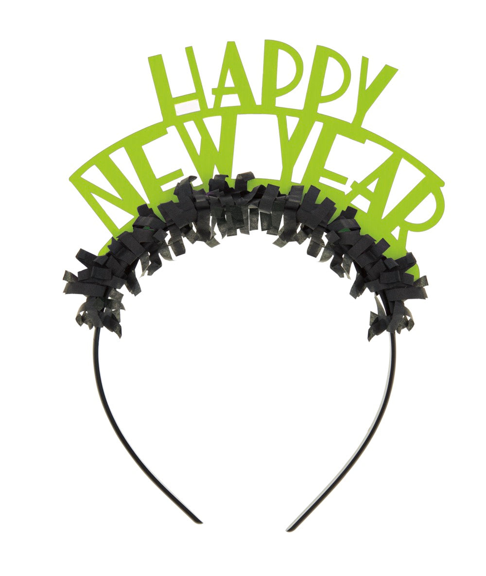 Neon Dots New Years Headbands 4ct - Assorted Colors