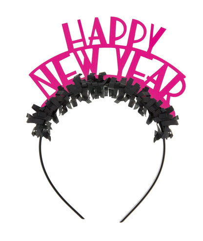 Neon Dots New Years Headbands 4ct - Assorted Colors