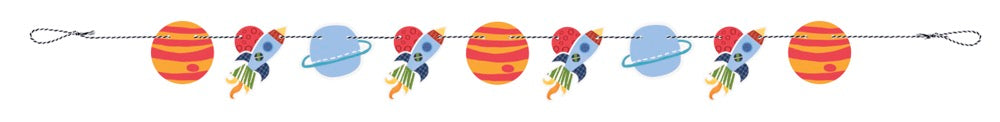 Outer Space Cut Out Banner 5ft
