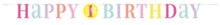 Pink Dots 1st Birthday Letter Banner 6ft