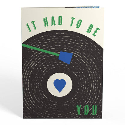 It Had to Be You Music and Lights Pop-Up Card 5x7"
