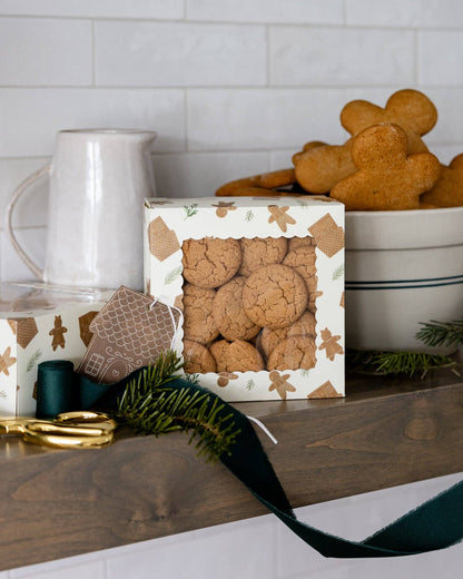 Whimsy Gingerbread Cookie Boxes 6ct