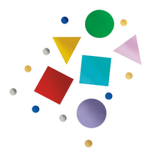 Geometric Shape Primary Foil Confetti 2oz
